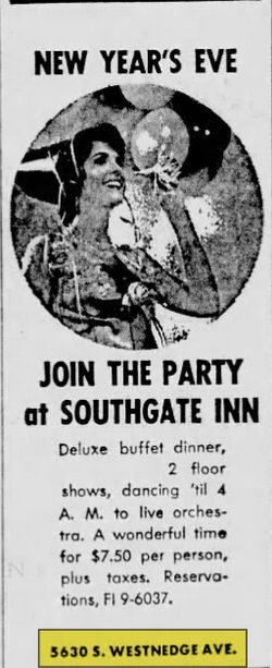 Southgate Motel - Dec 20 1962 Article (newer photo)